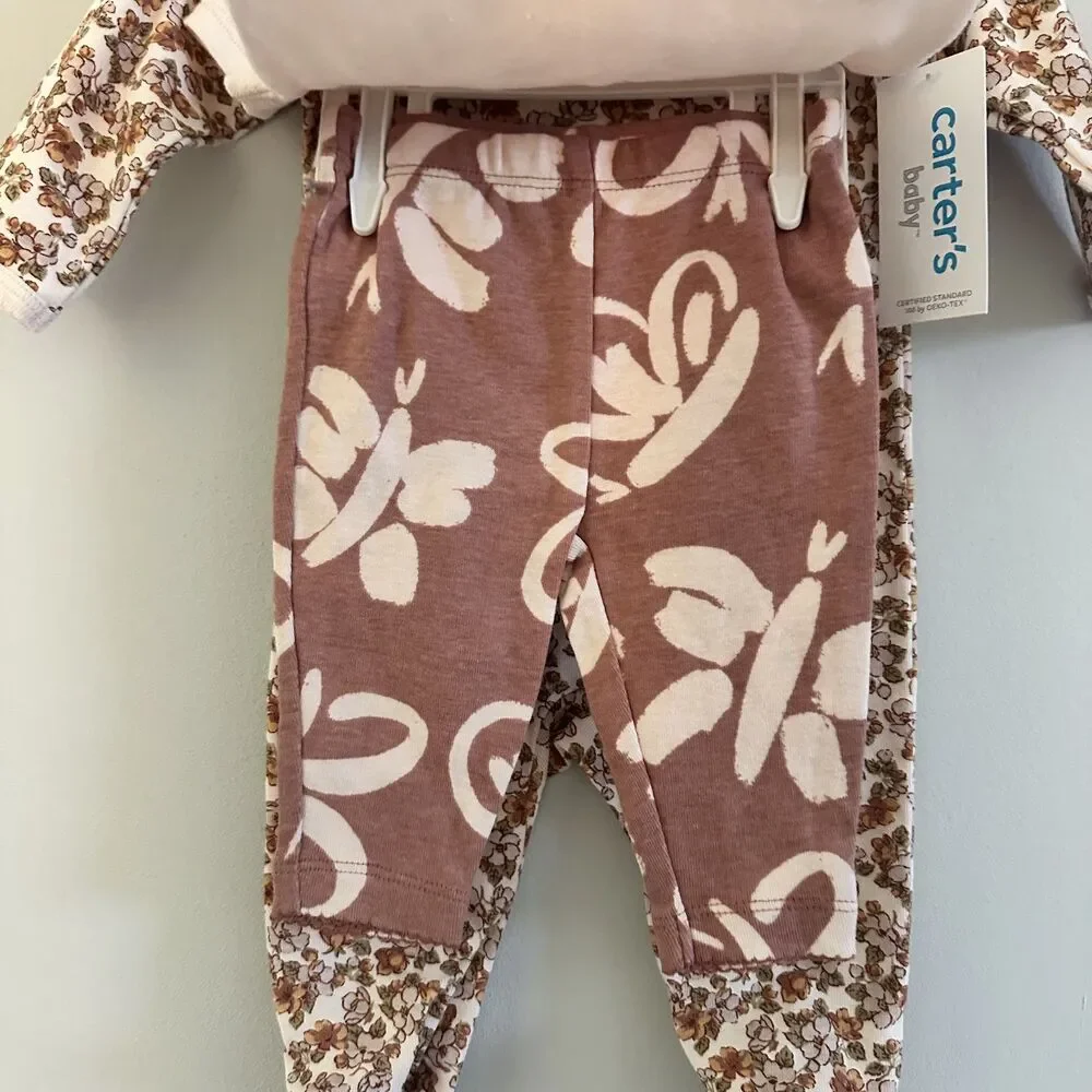 NWT Carter’s Girls Floral 3 Piece Set